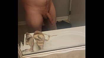 Esposas calientes cálidas zapatillas de tacón alto