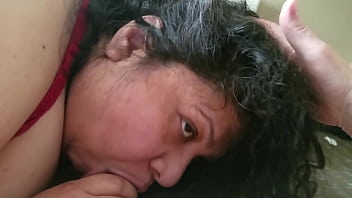 Zralé bbw latina manželka hrdlo muž tyč